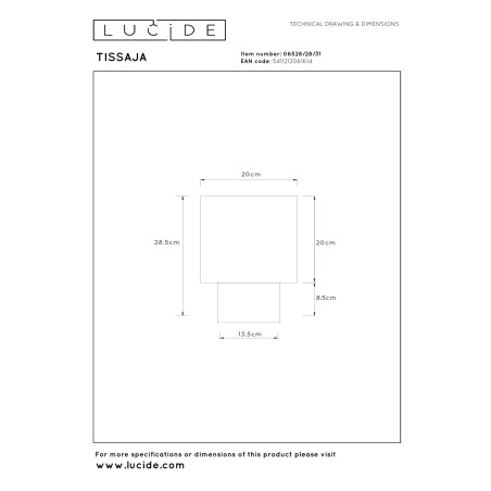 Lampe á poser Tissaja I