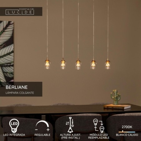 Suspension LED Berliane I (5x4W)