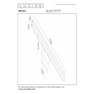 Applique murale LED Braga (10W)