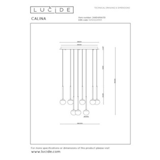 Suspension LED Calina (12x7.7W)