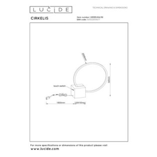 Lampe de table LED Cirkelis (6W)