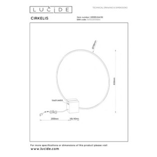 Lampe de table LED Cirkelis (24W)