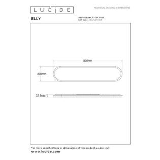Plafonnier LED Elly (36W)