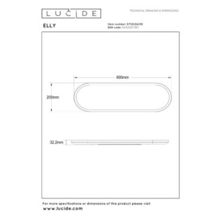 Plafonnier LED Elly (24W)