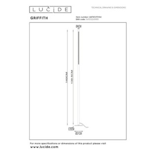 Lampe de table LED Griffith (18W)