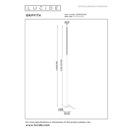 Lampe de table LED Griffith (18W)