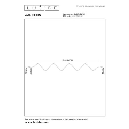 Applique murale LED Janderin (48W)