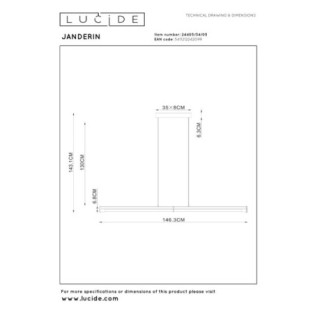 Suspension LED Janderin (16,5W)
