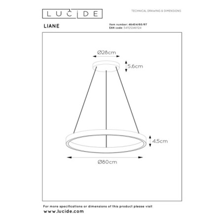 Suspension LED Liane (36W)