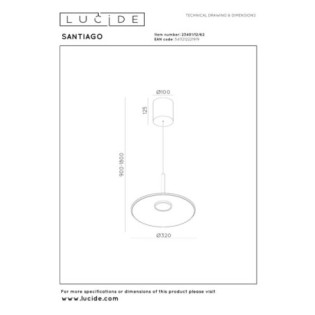 Suspension LED Santiago (16W)