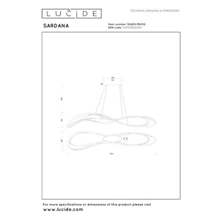 Suspension LED Sardana (54W)