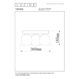 Plafond LED Tamino (3x5.6W)