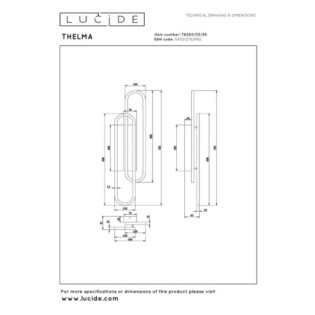Applique murale LED Thelma (35W)