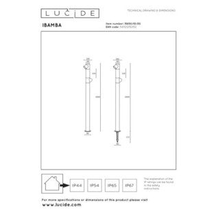 Balise extérieure LED Ibamba II (6W)