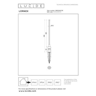 Balise extérieure LED Lornex I (6W)