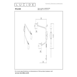 Applique murale LED Milne II (8W)