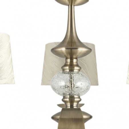 LAMP/3 "CARMEN" CUERO C/P PANT.CONO AGUAS