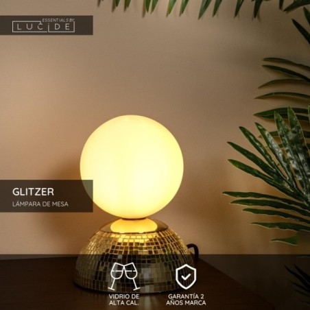 Lampe á poser Glitzer