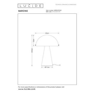 Lampe á poser Barone I