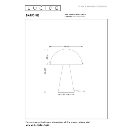 Lampe á poser Barone I