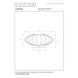 Lampe á poser Corina