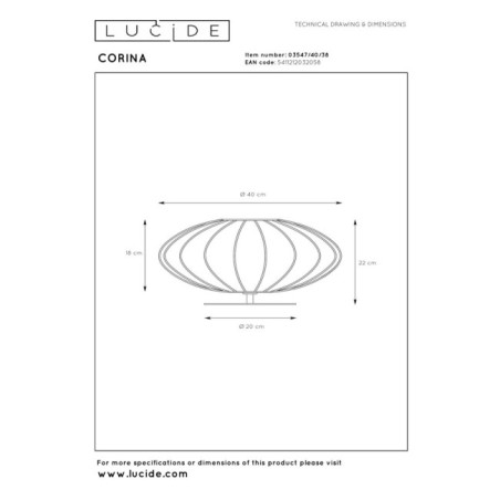 Lampe á poser Corina
