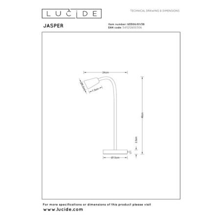 Lampe á poser Jasper