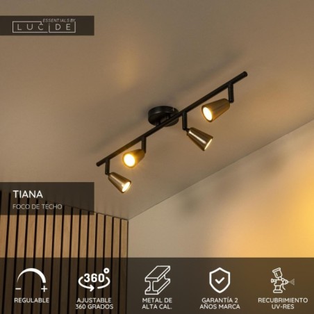 Plafonnier Tiana (4 lumières)