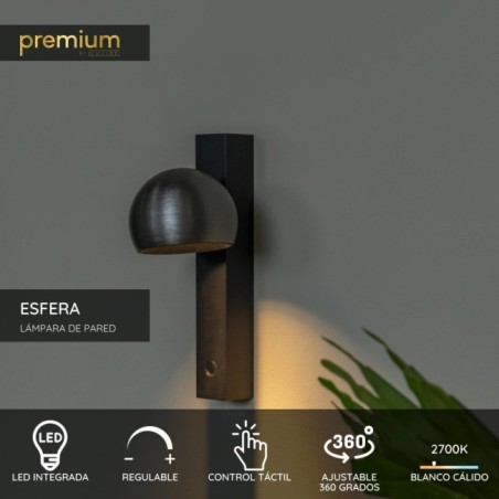 Applique murale LED Sphère (9W)