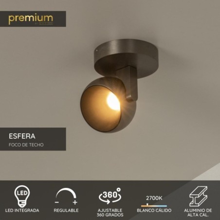 Plafonnier LED Sphère (11W)