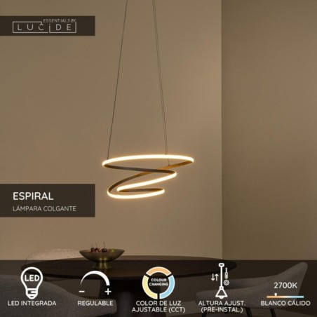 Lampe de plafond LED Spirale (40W)