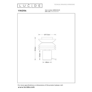 Lampe á poser Yindra