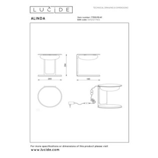 Lampe de table LED Alinda (9W)