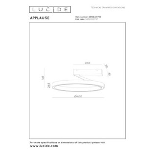 Plafonnier LED Applause (26W)