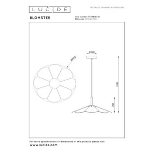 Lampe de plafond LED Blomster (9W)