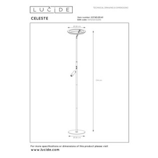 Lampadaire LED Céleste (21W)