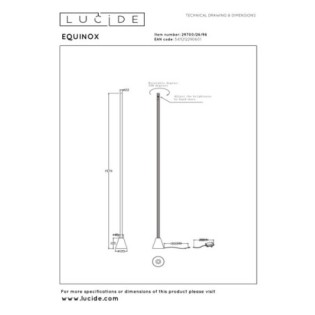 Lampadaire LED Equinox (26W)
