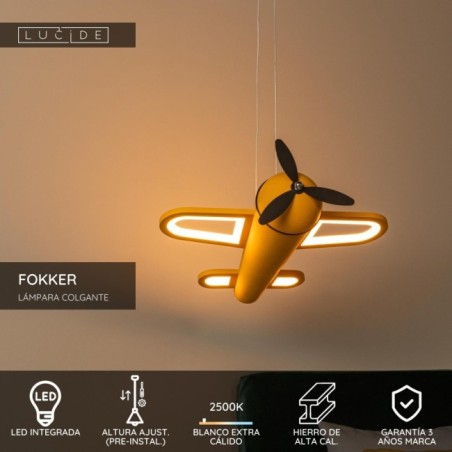 Suspension LED enfant Fokker (28W)