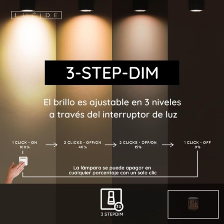 Lampe de table rechargeable LED Pingi (3W)