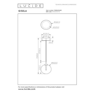Lampe de plafond LED Gisela (5W)