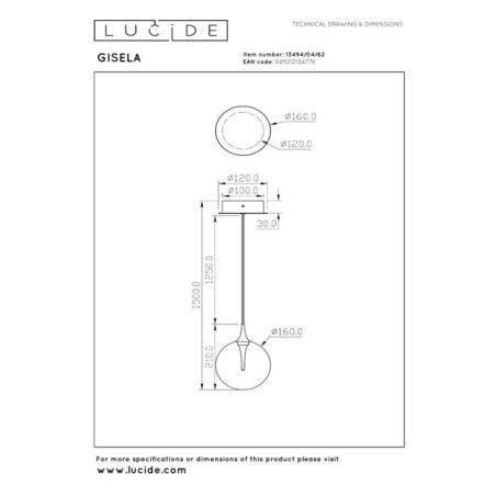 Lampe de plafond LED Gisela (5W)