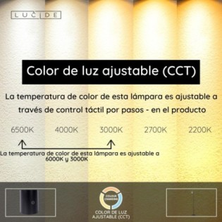 Lampadaire LED Skanska rech CCT (3W)