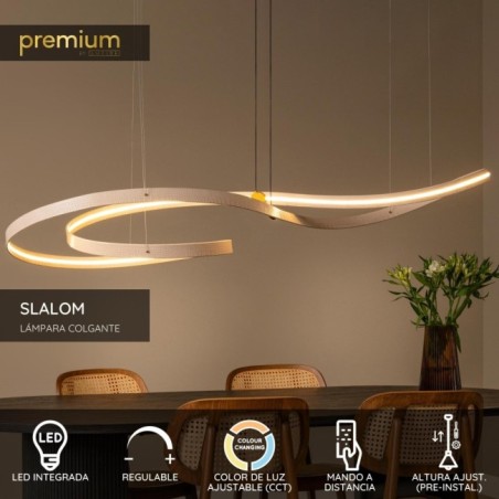 Lampe de plafond LED Slalom CCT (80W)