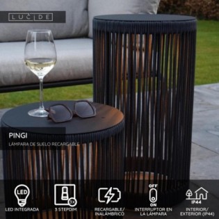 Lampadaire rechargeable LED...