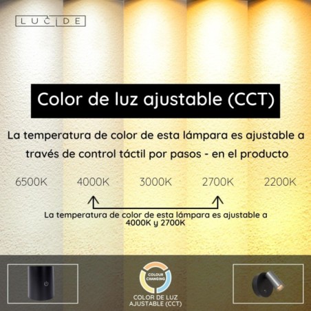 Applique LED avec interrupteur Toni (2W)