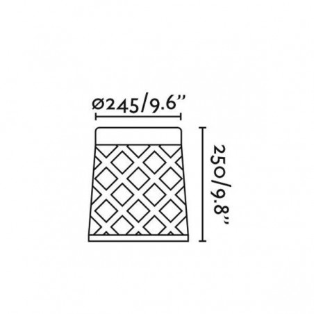 Balise extérieure LED Shadow (10W)