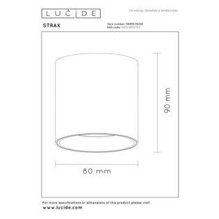 Plafonnier LED Strax (15W)