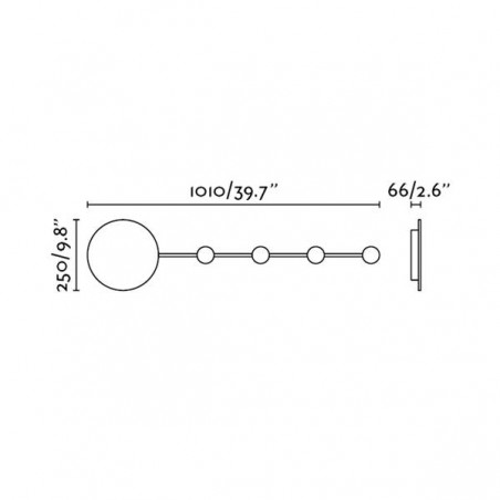 Applique portemanteau LED Han (6W)