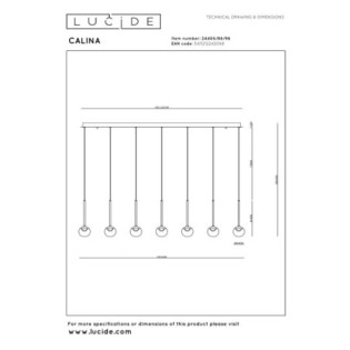 Lampe de plafond LED Calina II (12x7W)