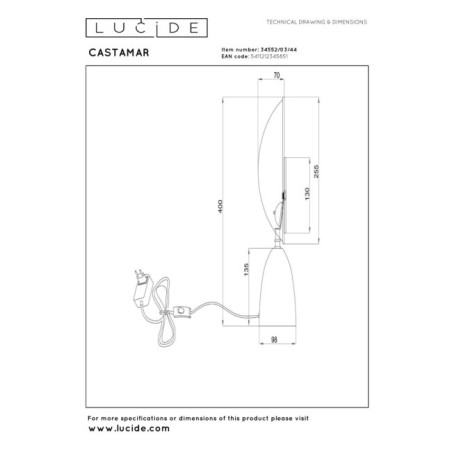 Lampe de table LED Castamar (8W)